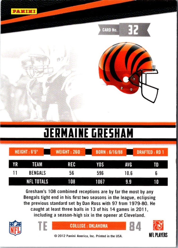 2012 Panini Jermaine Gresham