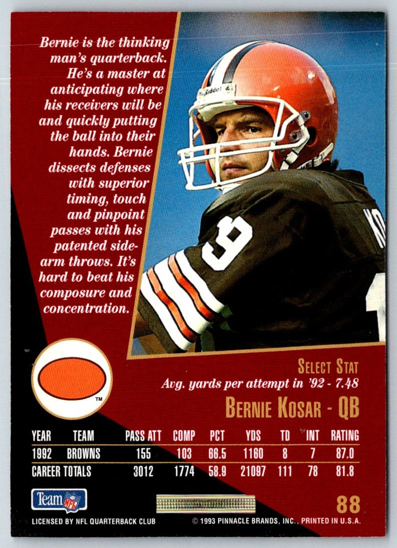 1993 Select Bernie Kosar