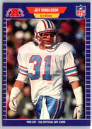 1989 NFL Proset Jeff Donaldson