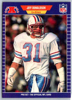 1989 NFL Proset Jeff Donaldson #142