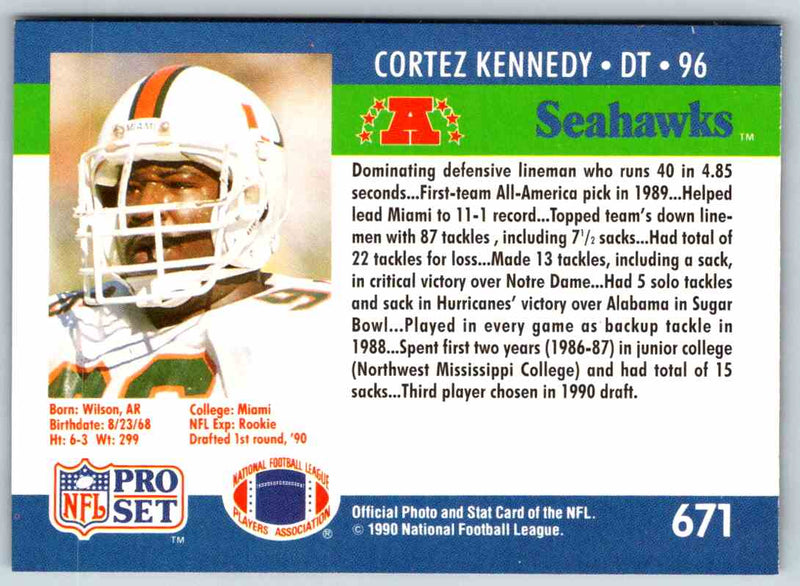 1992 Proset Cortez Kennedy