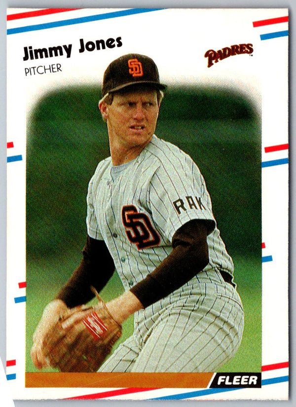 1988 Fleer Jimmy Jones #588