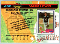 1991 Stadium Club Mark Lewis #492