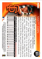 2010 Topps Matt Cain #531