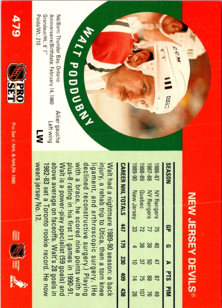 1990 Pro Set Walt Poddubny