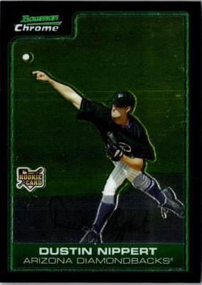 2006 Bowman Chrome Draft Picks & Prospects Dustin Nippert #BDP30