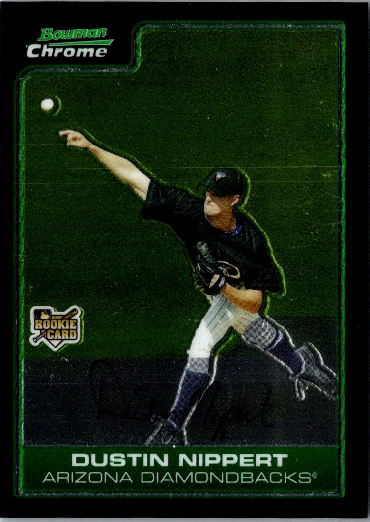 2006 Bowman Chrome Draft Picks & Prospects Dustin Nippert