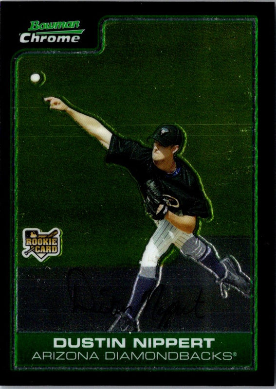 2006 Bowman Chrome Draft Picks & Prospects Dustin Nippert #BDP30