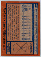 1978 Topps Larry Milbourne #366