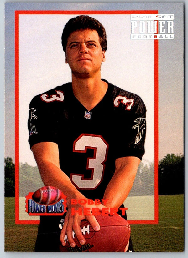 1993 Pro Set Power Moves Bobby Hebert #PM1
