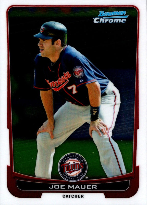 2012 Bowman Chrome Joe Mauer #170