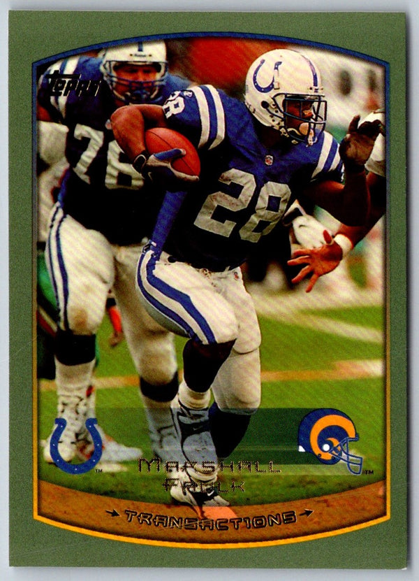 1999 Topps Marshall Faulk #40