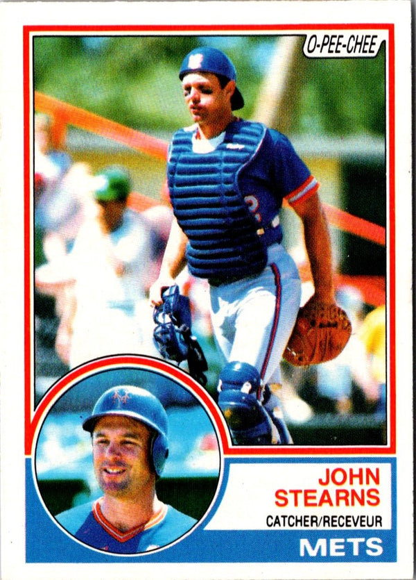 1983 O-Pee-Chee John Stearns #212