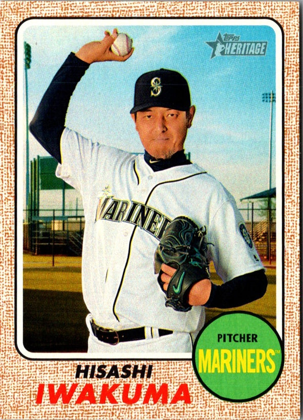 2017 Topps Heritage Hisashi Iwakuma #327