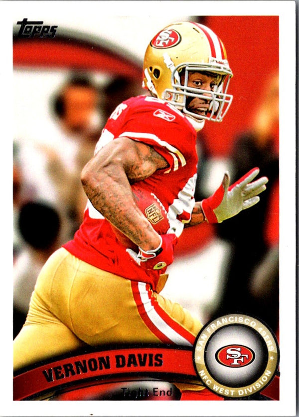 2011 Topps Vernon Davis #63