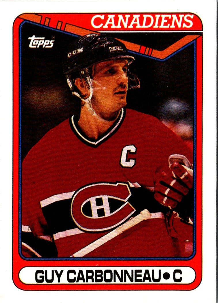 1990 Topps Guy Carbonneau