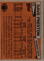 1981 Topps Dave Preston #52 Rookie