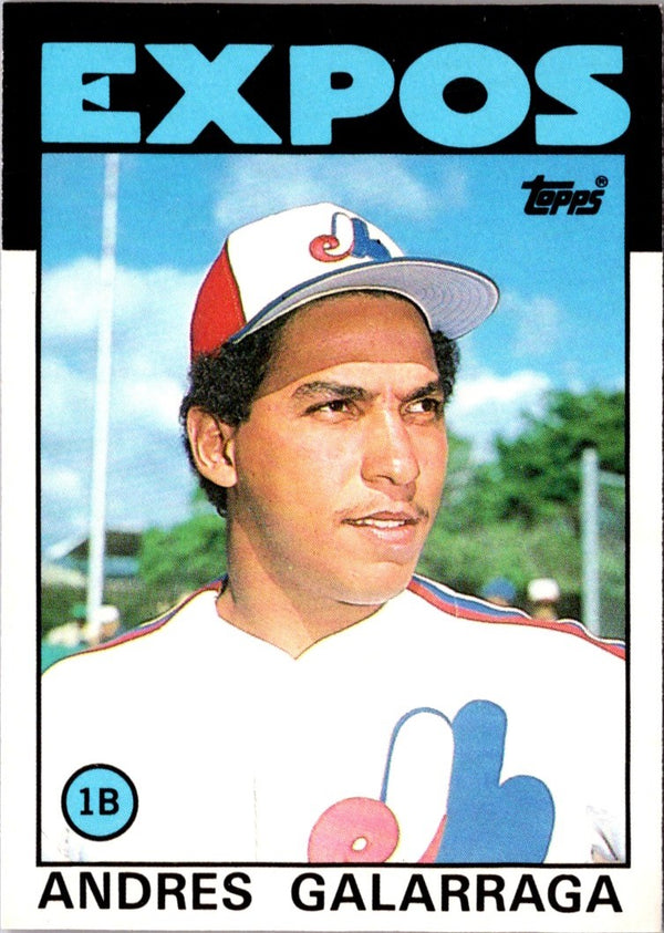 1986 Topps Traded Andres Galarraga #40T