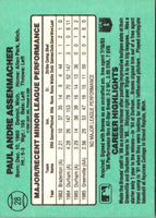 1986 Donruss The Rookies Paul Assenmacher #28