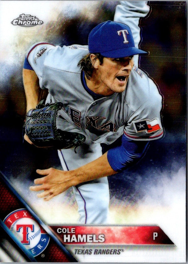 2016 Topps Chrome Cole Hamels #142