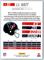 2014 Score Scorecard J.J. Watt #93