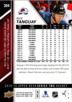 2015 Upper Deck Alex Tanguay #304