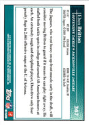 2009 Topps Eben Britton