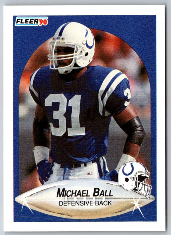 1990 Fleer Michael Ball #225 Rookie