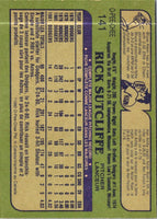 1982 O-Pee-Chee Rick Sutcliffe #141