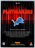 2020 Donruss Elite Playmakers Kenny Golladay #13