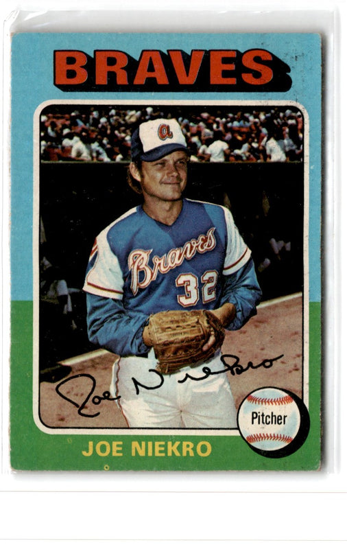 1975 Topps Joe Niekro #595 EXMT