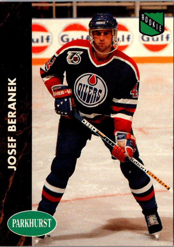 1991 Parkhurst Josef Beranek #47 Rookie