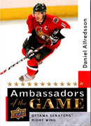 2009 Upper Deck Ambassadors of the Game Daniel Alfredsson
