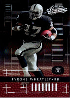 2001 Playoff Absolute Memorabilia Tyrone Wheatley #70