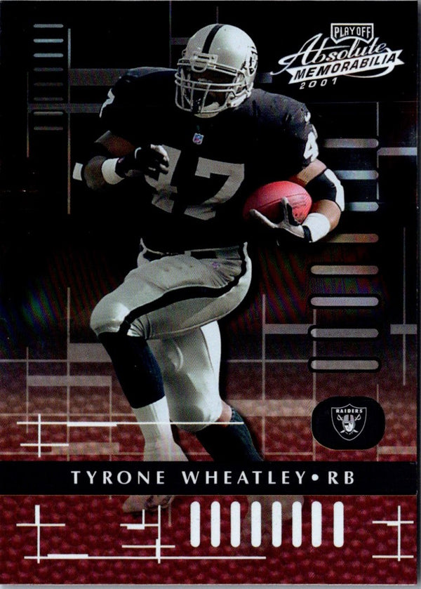 2001 Playoff Absolute Memorabilia Tyrone Wheatley #70