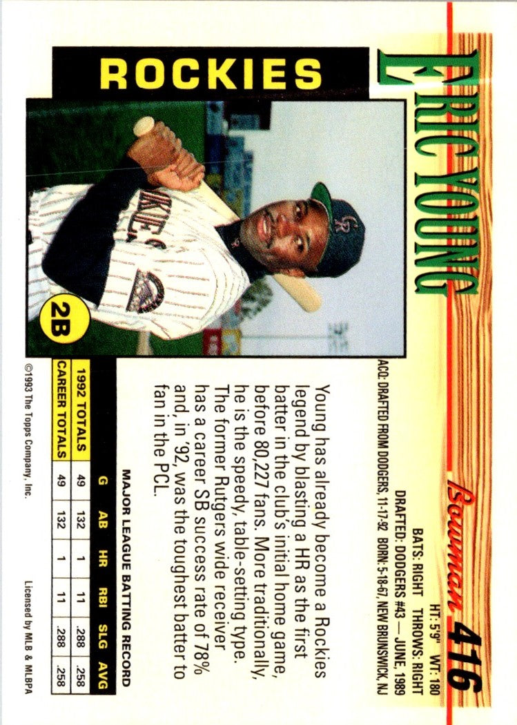 1993 Bowman Eric Young