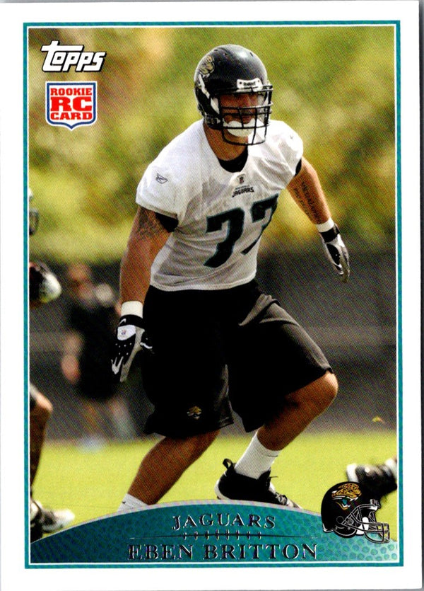 2009 Topps Eben Britton #367 Rookie