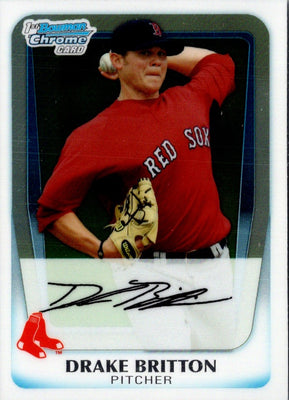 2011 Bowman Chrome Drake Britton #BCP94