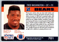 1990 Proset Fred Washington #701