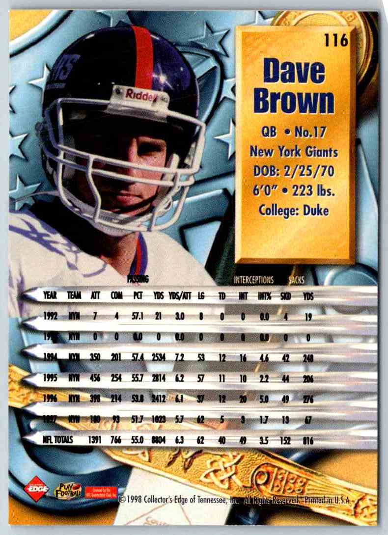 1998 Edge Dave Brown