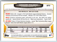 2014 Bowman Gregory Polanco #BP79
