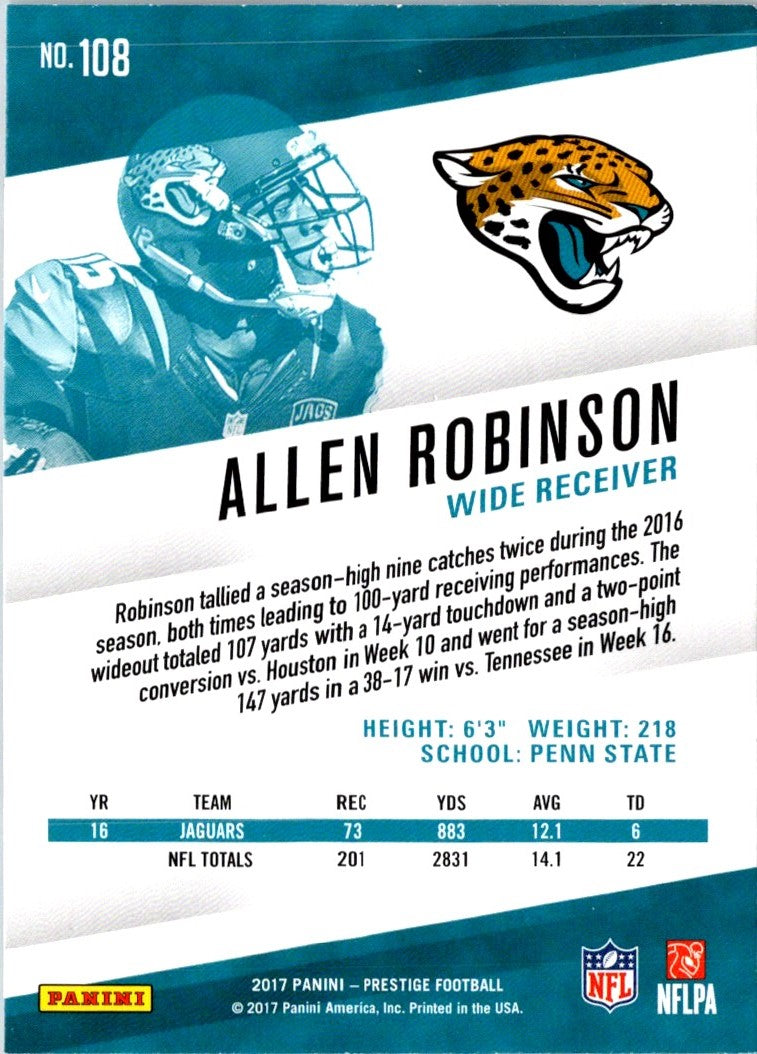 2017 Panini Prestige Allen Robinson