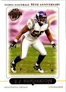 2005 Topps E.J. Henderson