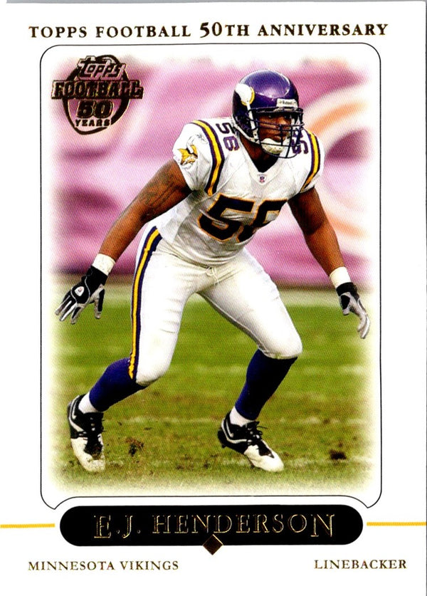 2005 Topps E.J. Henderson #291