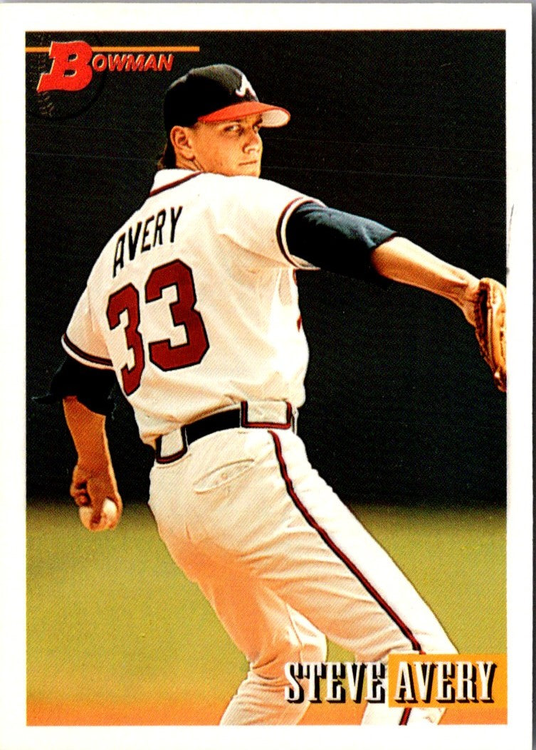 1993 Bowman Steve Avery