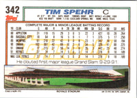 1992 Topps Tim Spehr #342