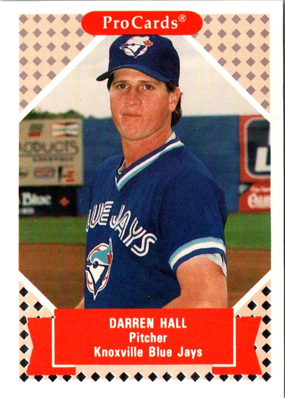 1991 ProCards Tomorrow's Heroes Darren Hall #165