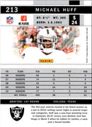 2011 Score Michael Huff
