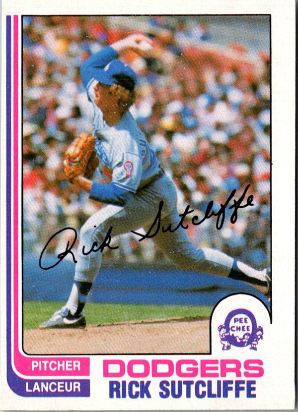 1982 O-Pee-Chee Rick Sutcliffe #141