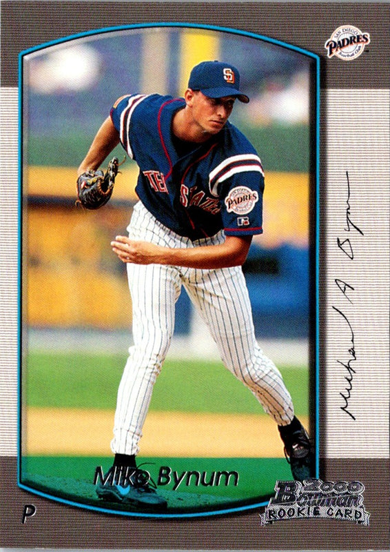 2000 Bowman Draft Picks & Prospects Mike Bynum #60 Rookie